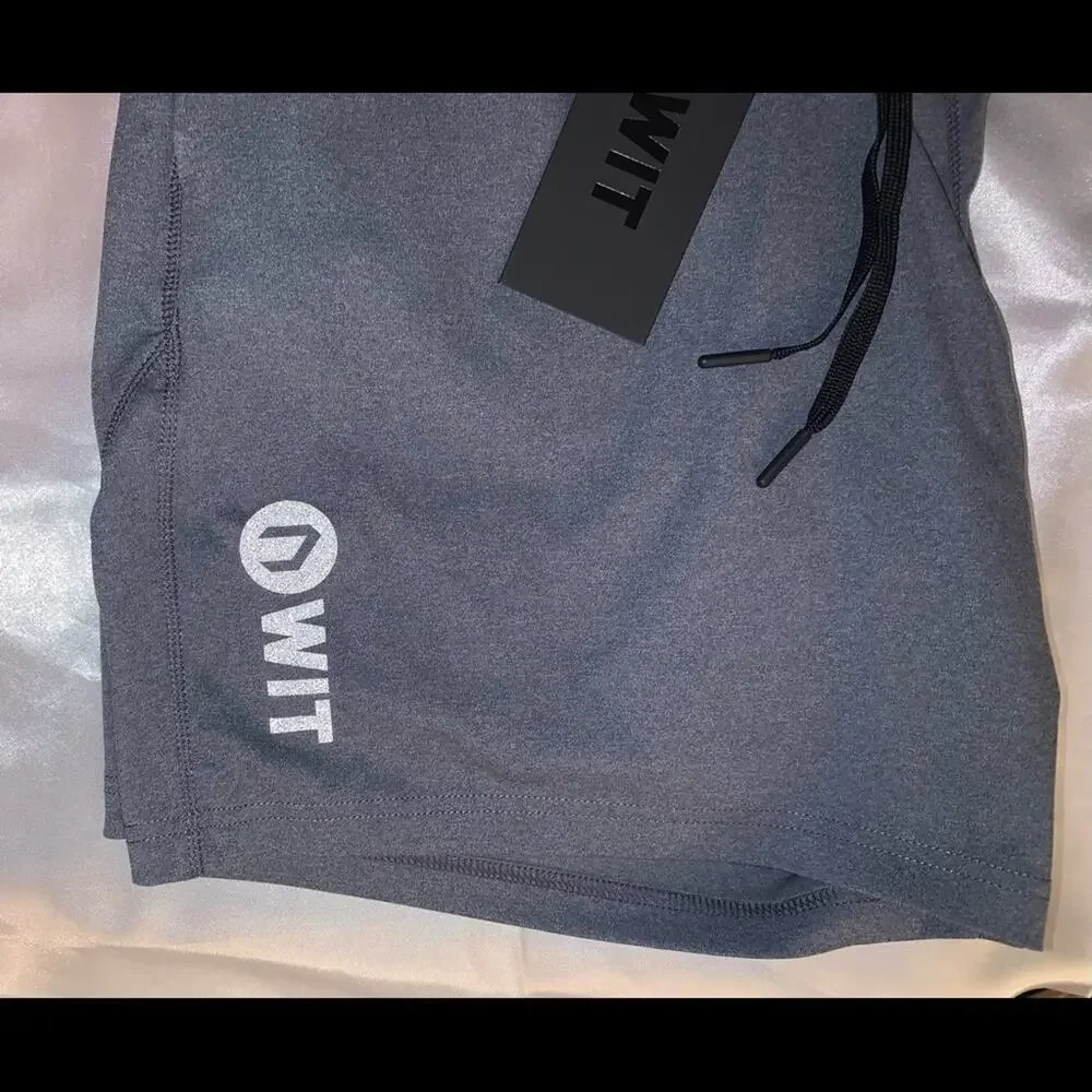 WIT Lightweight Knit‎ Shorts. Gray. Large